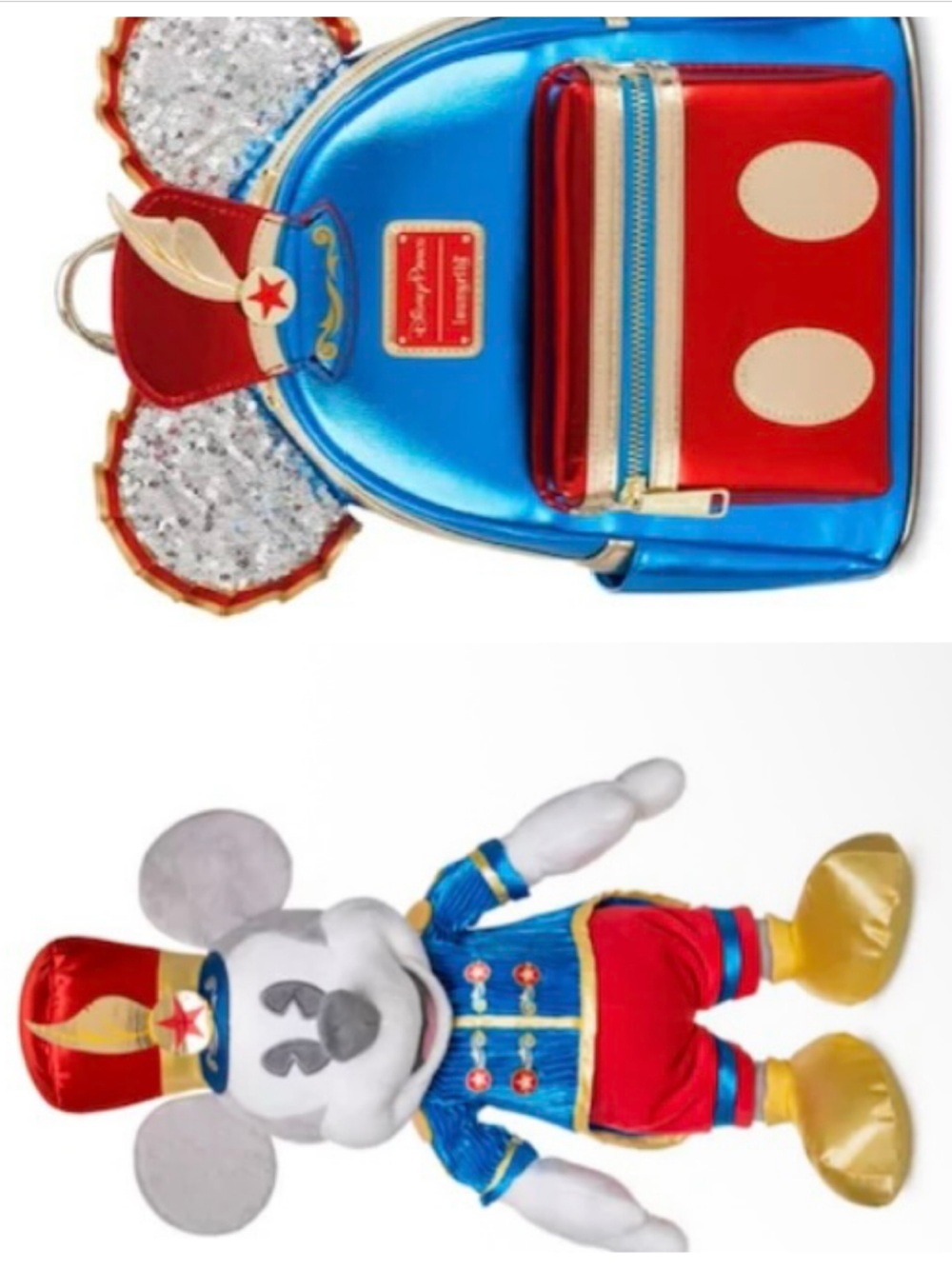 Disney MMMA Dumbo Loungefly Mini Backpack with Plush